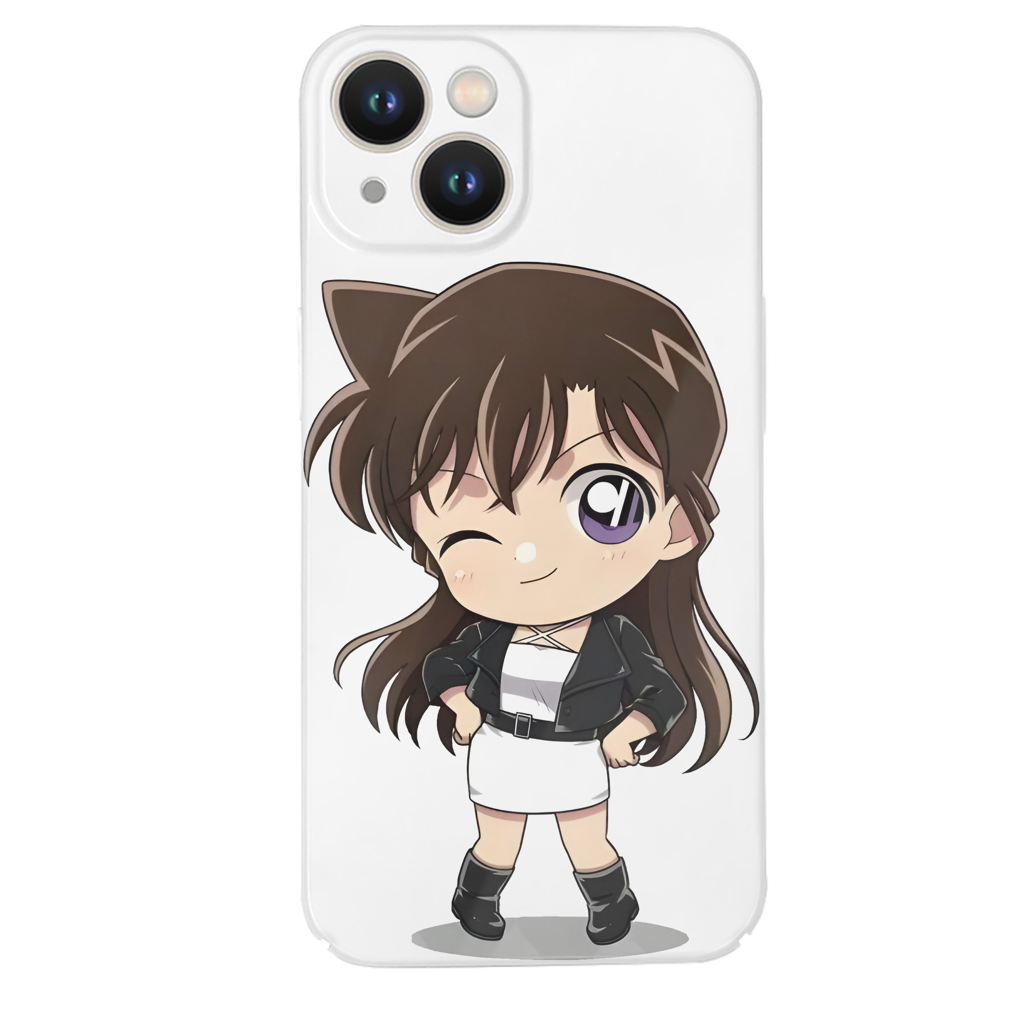 （画像用） 名探偵コナン 毛利 蘭 もうり らん、モーリ ラン Detective Conan Rachel Moore 【iPhone 14シリーズ対応】ハードケース